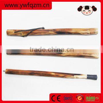 Folding removable wooden elderly walking stick for old