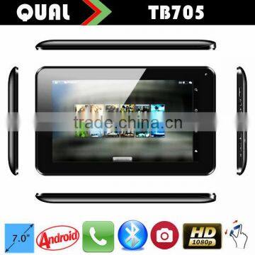 HOT!!! 7 inch Allwinner a13 2g phone call tablet pc with 2G phone call Bluetooth Android 4.4 Q