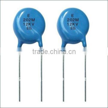 202M 12KV UHP Ceramic Capacitor Cer Capacitor Blue Capacitor