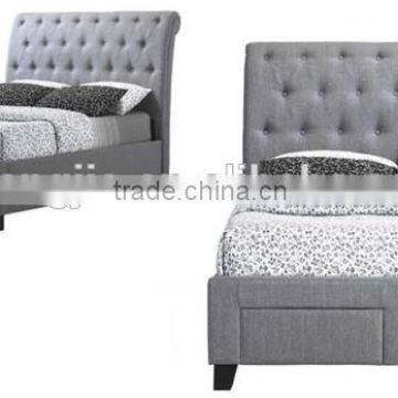 Home Furniture Drawer Fabric Bed LB1076