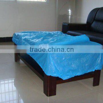 disposable plastic waterproof 100% elastic fix bed covers