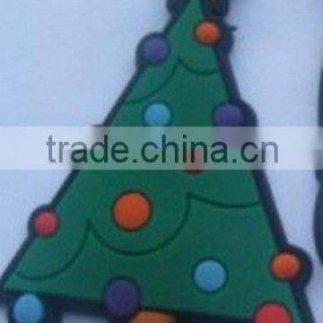 Christmas tree soft pvc 3D fridge magnet