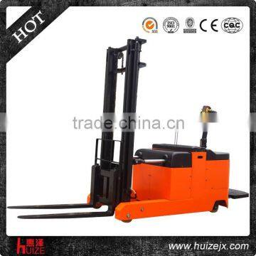 1.5t 3500mm eletcric portable counterbalanced telescopic stacker forklift