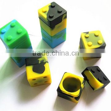 Custom wholesale FDA food grade stackable 9ml non stick silicon small cube box