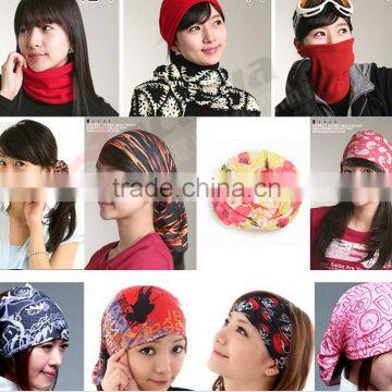 Yiwu Wholesale Low Price Fashion Multifunctional Magic Changeable Head Kerchief Bandana