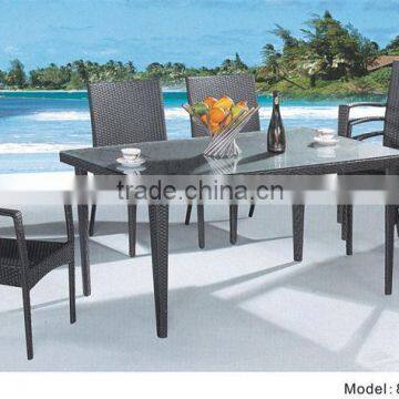 4 Person rattan dining set outdoor furniture garden furniture