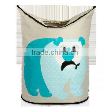 Cloth Organizer Laundry Hamper Clothes Container Folding Canvas Box Cloth Storage Basket Cloth Laundry Hamper photo-2