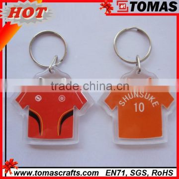 Guangzhou high quality promotion custom clear acrylic keychain