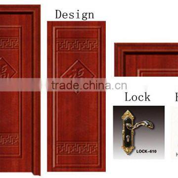 Chinese Design Kings Door Pvc Mdf Armor Door photo-2