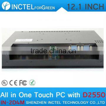 12.1 Inch Intel Dual Core D2550 1.86Ghz All-IN-One Touchscreen 1024*768 4:3 LED Panel PC With Win.7 XP photo-3