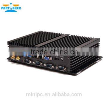 Fanless Industrial PC With Intel Celeron C1037U 1.8Ghz CPU Auto Boot USB 3.0 Dual Gigabit Lan 4 COM 1G RAM 80G HDD HTPC photo-2