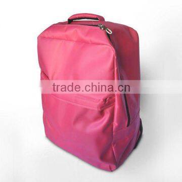 Promotional Pink 420D Polyester Travel Bags and Luggages,Fantastic Style Trolley Bag with High Standard