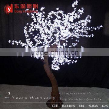 2.0 meter artificial white light blossom flower decoration LED cherry tree