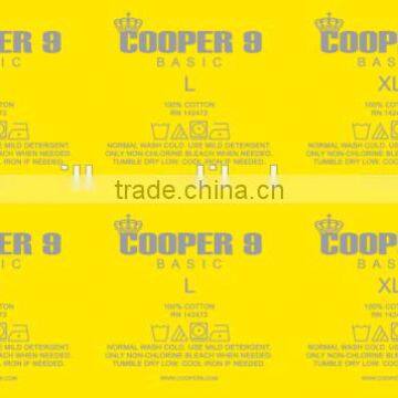 strong elastic tagless heat transfer clothing labels