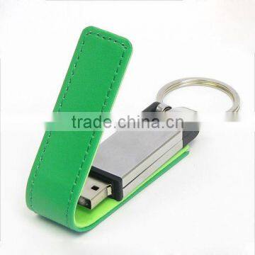 Hot Sale factory direct selling $1 usb flash drive Brand Custom Leather Can be printed logo