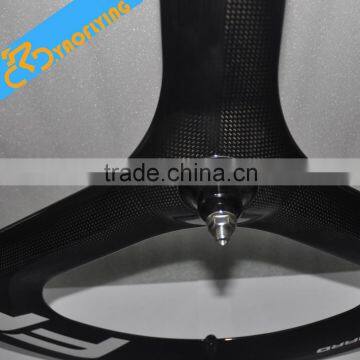 FFWD Carbon 3 Sopke Bicycle Wheels for Sale,OEM 700c Three Spoke Carbon Fiber Road Bike Wheels