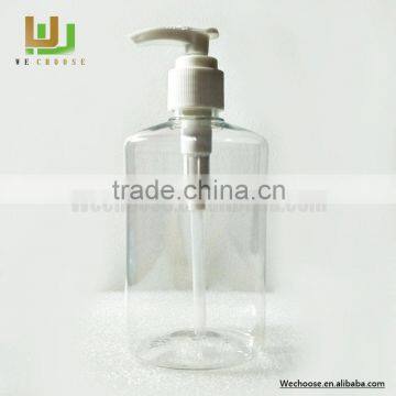 Fine quality easy to carry 250ml oval plastic bottles for shampoo body lotion