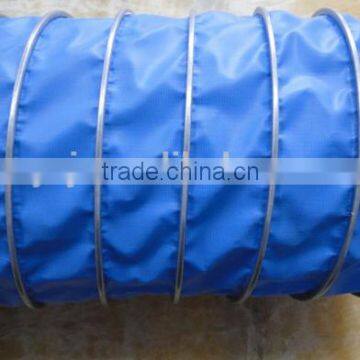 canvas ducts silica glass fiber cloth material air conditioning duct flexible air duct
