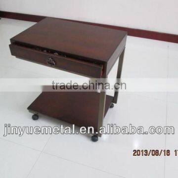 iron P2 wooden table