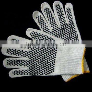 anti-slip pvc dotted gloves