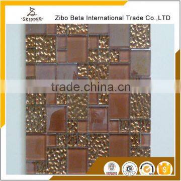 Commercial Cheap Crackle Glass Mosaic Tile photo-3