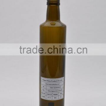 500ml Round Olive Oil Glass Bottle photo-1