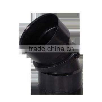 Plastic inspection well pipe fittings