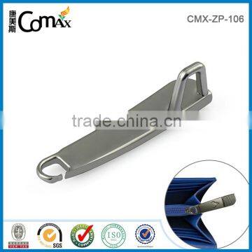 Matt Gunmetal Finishing Metal Zipper Puller for Bag Accessories photo-3