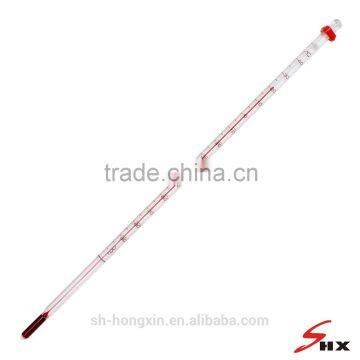 red,blue,green,black color 300mm long glass red mercury thermometer