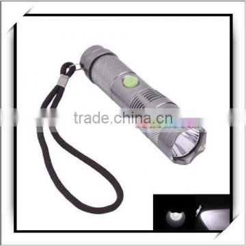 High Quality 100LM 3W Three-modes Super Bright LED Rechargeable Torch