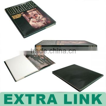 hard cover book with lamination,UV spot,varnish,golden stamping,embossing