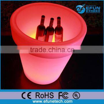 hot new products for 2016 illuminated decorative bar wine bottle cooler bucket