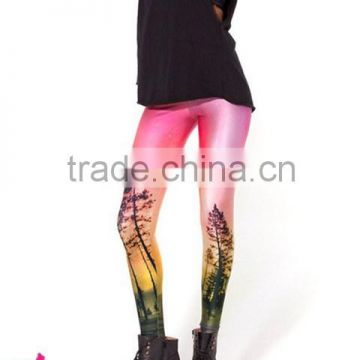 Awesome digital print leggings for women, Fancy Aurora Skye Tree Leggings for sale