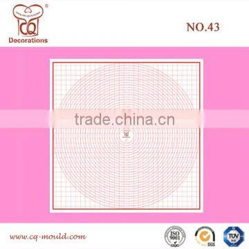 Plastic Partition Round/ Cake Divider, Measure Mat