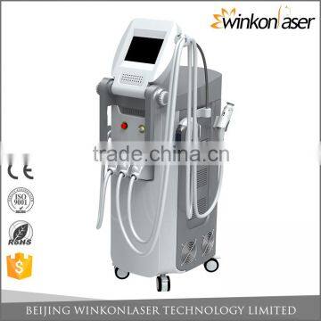 Multifunction beauty machine SHR RF ND YAG permanent hair removal and skin rejuvenation