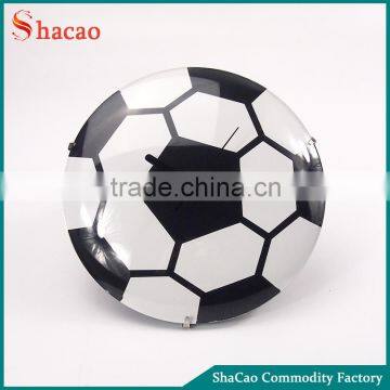 Creative Unique Sports Football Shape Plastic Decorative Wall Clock Home Decoration
