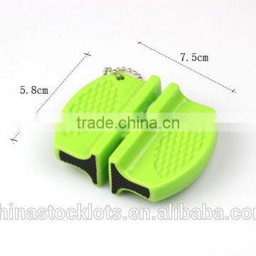 2017 as seen on TV professional mini pocket sharpener knife sharpener for outdoor