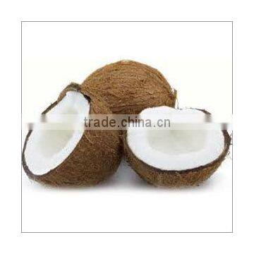 Dry semi husked coconut