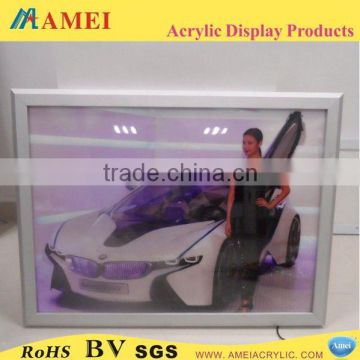 custom acrylic taxi top advertising light box/acrylic taxi top advertising light box manufacturer