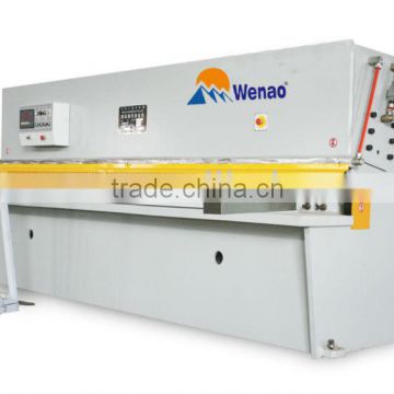 QC12K-6x3200 Hydraulic swing beam shearing machine, cnc plate cutting machine