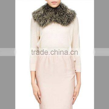 Snow top dyeing chinese lambskin collar