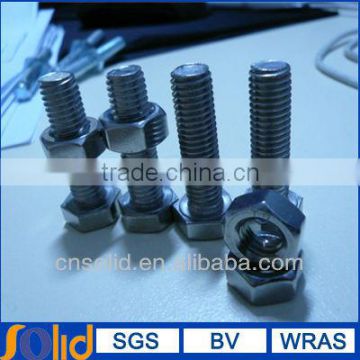 DIN934 DIN933 stainless steel SS304 hex nut and bolt