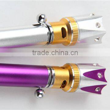 Good Quality Arabic Incense Burner With Shining Acrylic Diamond and Crown Head