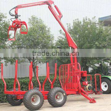 Diesel engine powered 5t Timber Trailer with Crane