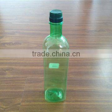 High Quality Pet Cooking Oil Bottle Size for Chicken 1000ml Square Shape Green Color photo-3