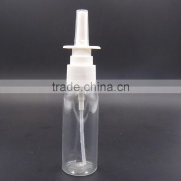 pharmaceuticals nasal spray bottle with pump for liquid,wholesale 10ml 15ml 20ml 30ml pet nasal mist spray bottle