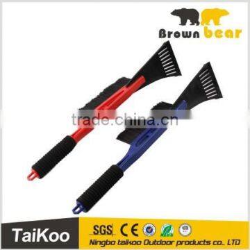 ABS+PP+EVA plastic car snow scraper soft snow brush