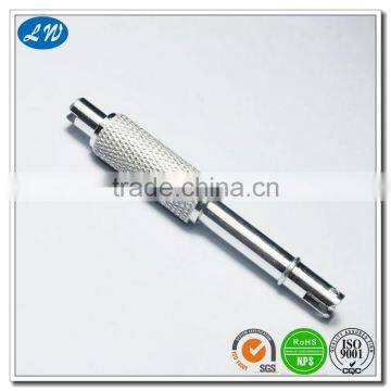 Dongguan custom Non standard stainless steel linear knurling shaft