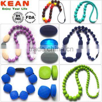 Best Sale Silicone Pendant / Amber Necklace for Baby and Moms Rings Jewelry photo-2