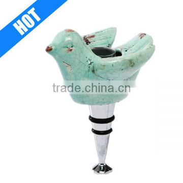 3.25inch ceramic bottle stoppers with animals